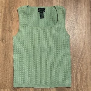 Ralph Lauren square neck sweater vest